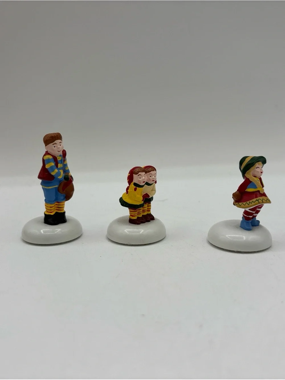 Department 56 1999 Vintage HVC North Pole Series Photo With Santa Set Of 3 56444